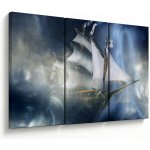 Obraz - Loď duchů, třídílný 120x80 cm – Hledejceny.cz