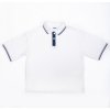 Dětské tričko Winkiki kids Wear dívčí polo s krátkým rukávem bílá