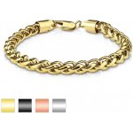 Šperky eshop Ocelový přívěsek srdce ozdobně gravírované kuličky čirý zirkon SP36.04 Měděná – Zboží Mobilmania