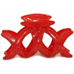 Barevný plastový skřipec Barva: červená – Zboží Dáma