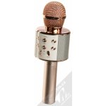 WSTER WS 858 Karaoke bluetooth mikrofon tmavě růžový – Sleviste.cz