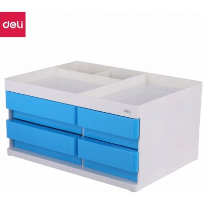 DELI RIO Box zásuvkový 4 zásuvky EZ25030 modrý