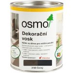 Osmo 3169 Dekorační vosk intenzivní 0,75 l Černý – Zboží Mobilmania