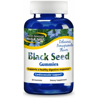 North American Herb & Spice Black Seed gumídci pro podporu imunuty 60 ks