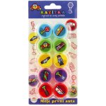 Teddies Razítka samotiskací Moje první auta plast 2 5x4cm na kartě – Zboží Dáma Teddies Razítka samotiskací Moje první auta plast 2 5x4cm na kartě – Zboží Dáma