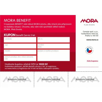 Mora Benefit servis 5 let – Zboží Živě