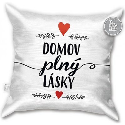 Nekupto Polštář Domov plný lásky 40x40 – Hledejceny.cz