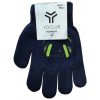 Dětské rukavice Yoclub Chlapecké pletené prstové rukavice Yo RED-0119C - tmavě modrá