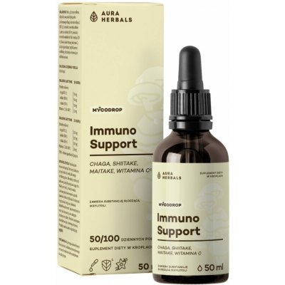 Aura Herbals Mycodrop Immuno Support Vanilka 50 ml – Hledejceny.cz