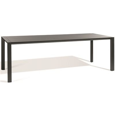 Diphano Hliníkový jídelní stůl Selecta, obdélníkový 226x90x75cm, rám hliník bílá (white), deska keramika bílá (white)