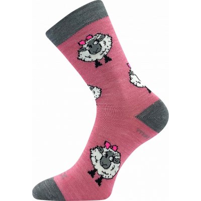 VOXX Dětské ponožky VLNĚNKA DĚTSKÁ růžová