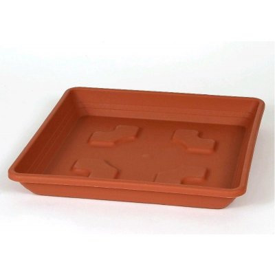 Nohel garden podmiska pod květník QUADRATO plastová 16 x 16 cm – Zbozi.Blesk.cz