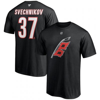 Fanatics pánské tričko Andrei Svechnikov #37 Carolina Hurricanes Authentic Stack Name & Number – Zboží Mobilmania