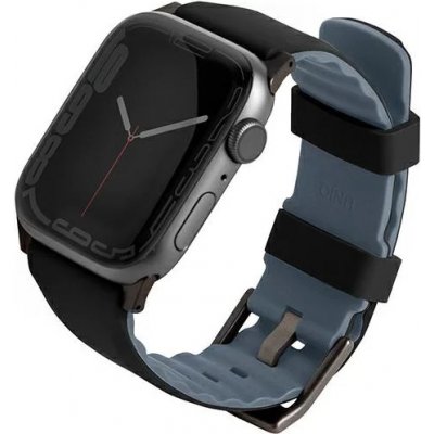 UNIQ strap Linus Apple Watch Series 4/5/6/7/8/SE/SE2 38/40/41mm. Airosoft Silicone midnight black UNIQ-41MM-LINUSBLK – Zboží Mobilmania