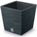 Prosperplast Květináč FURU SQUARE LOW 24 cm antracit – Zboží Dáma