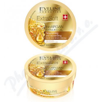 Eveline Cosmetics Extra Soft výživný omlazující krém s arganem a manukou 175 ml