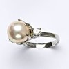 Prsteny Čištín Stříbrný s um. perlou řůžová perla se skutečným perleťovým leskem T 1190