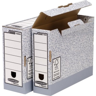 Fellowes Bankers Box 80 mm šedá 10 ks – Zboží Živě