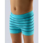 Gina dětské boxerky s kratší nohavičkou bezešvé 25998P tmavě tyrkysová – Zboží Dáma