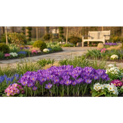 Krokus 'Whitewell Purple' 10 ks – Zboží Mobilmania