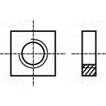 BOSSARD 1725572 Matice; čtvercová; M4; 0,7; nerezavějící ocel A2; BN 3525; DIN 562 – Sleviste.cz