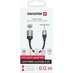 Swissten 0,12 m Černý 73501217 – Zboží Živě