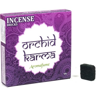 Aromafume Vonné cihličky Karmická Orchidej 9 ks – Hledejceny.cz
