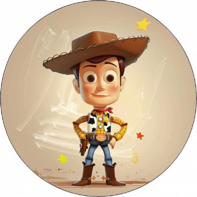 Jedlý papír Toy story Woody 19,5 cm - Pictu Hap – Zboží Mobilmania