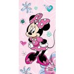 Jerry Fabrics Osuška Minnie Pink Bow 02 70 x 140 cm – Zboží Mobilmania