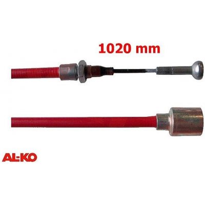 AL-KO Lanovod brzdový Profi Long life 1020/1216 mm rychlomont. s čočkou – Zboží Mobilmania