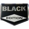 Přední maska Avisa Hliníkové samolepící 3D logo BLACK EDITION -