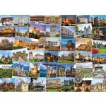 EuroGraphics Světoběžník Hrady a zámky 1000 dílků – Sleviste.cz