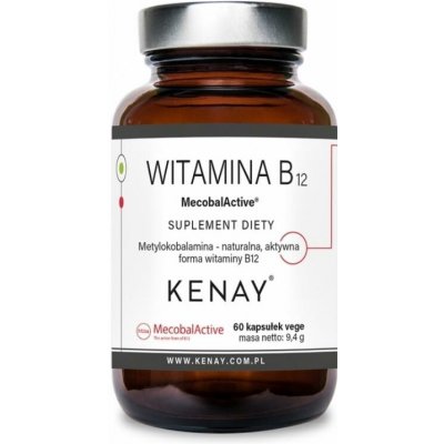 Kenay Vitamin B12 methylkobalamin MecobalActive 250 µg 60 kapslí – Hledejceny.cz