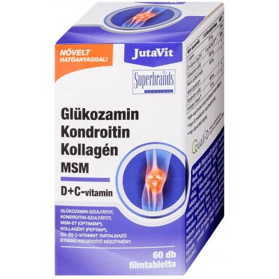 JutaVit Glucosamine Collagen MSM Vitamin D + C 60 tablet – Hledejceny.cz