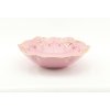 mísa a miska Leander miska Diana růžový porcelán kytičky zlatá linka 23 cm