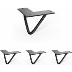 Walteco Hairpin Roxor II 50546BP1 černá 4 ks – Zbozi.Blesk.cz