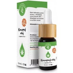 Zelená země CBD konopný olej 10% 10 ml