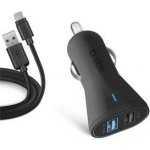SBS 2 x USB 2,1 A černá 1 m USB-C kabel – Hledejceny.cz