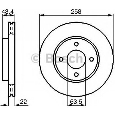 Brzdový kotouč Bosch 0 986 478 892 přední levý nebo pravý – Sleviste.cz