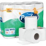 Toaletní papíry Perfex - dvouvrstvý / bílá / 108 útržků / 24 ks