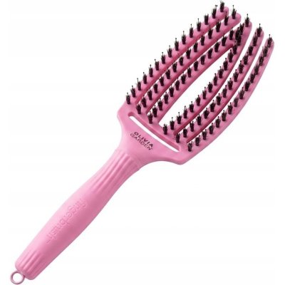 Olivia Garden Fingerbrush Combo Medium ThinkPink Bubble Pink kartáč růžový – Zboží Dáma