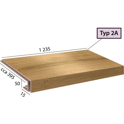 BRASED Ecoline Step 2A 9592 Dub královský přírodní – Zboží Mobilmania