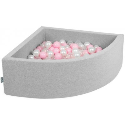 Divio Dětský suchý bazén šedý 90x30 cm 300 míčků – Zboží Dáma