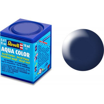 Revell akrylová barva #350 tmavě modrá polomatná 18ml – Sleviste.cz