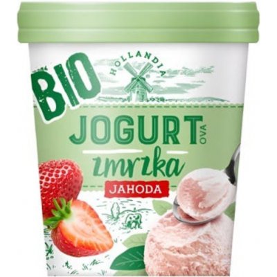 Hollandia BIO jogurtová zmrzlina jahoda 420ml – Sleviste.cz