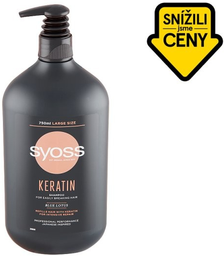 Syoss Keratin šampon pro lámavé vlasy 750 ml