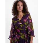 Orsay fialová dámská zavinovací halenka s květinovým vzorem – Zboží Mobilmania