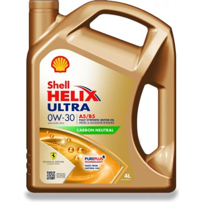 Shell Helix Ultra A5/B5 0W-30 4 l – Hledejceny.cz