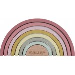 Little Dutch dřevěná skládačka Rainbow pink – Sleviste.cz