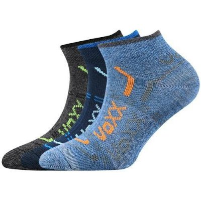 VoXX Dětské sportovní ponožky 3 páry Rexík 01 mix A kluk – Zboží Dáma